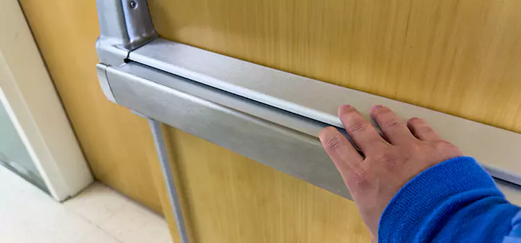 Installing a Push Bar on a Door Pittsfield